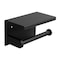Alfi Brand Black Matte Stainless Steel Toilet Paper Holder with Shelf ABTPC66-BLA - alternate 6